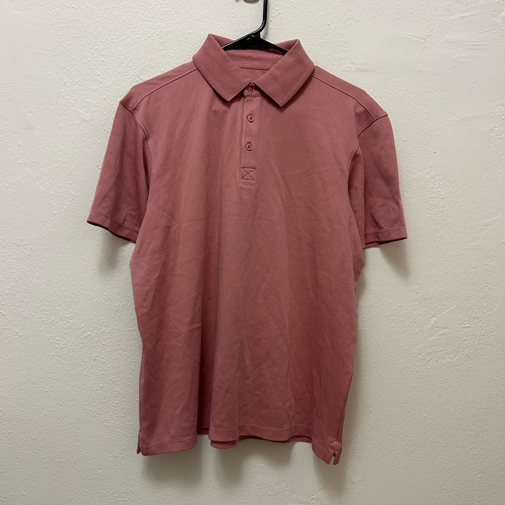 Men's Vintage Dusty Rose Polo Shirt
